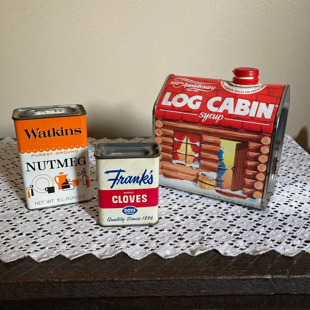 Vintage Tins -Set of 3